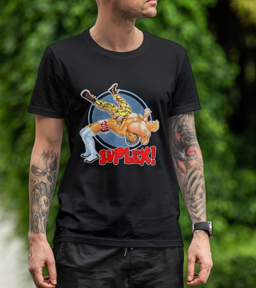 Afro Kid Wrestling Suplex Move T-Shirt