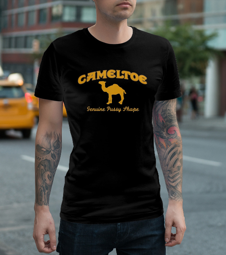 Cameltoe Genuine Pussy Shape Camel T-Shirt