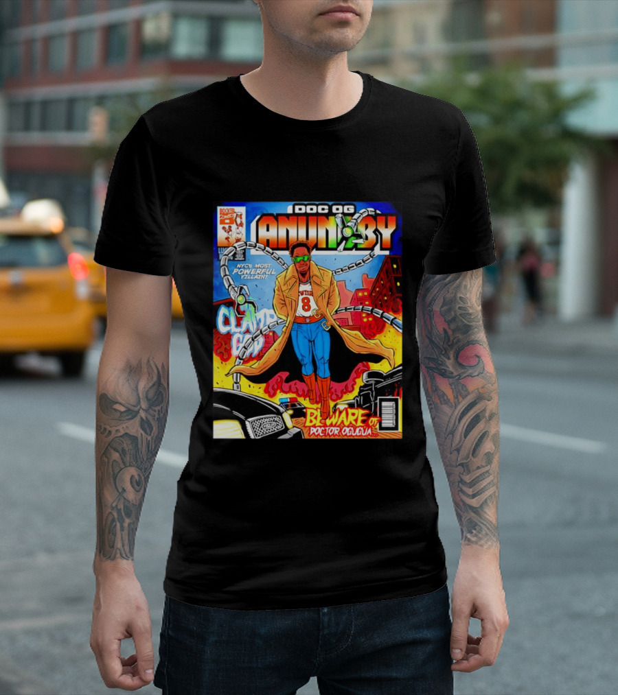 Doc OG Anunoby NYC's Most Powerful Villain Beware Of Doctor Ogugua Clamp God T-Shirt