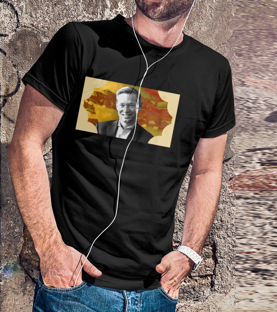 McDonald's CEO Chris Kempczinski Portrait Golden Arch T-Shirt