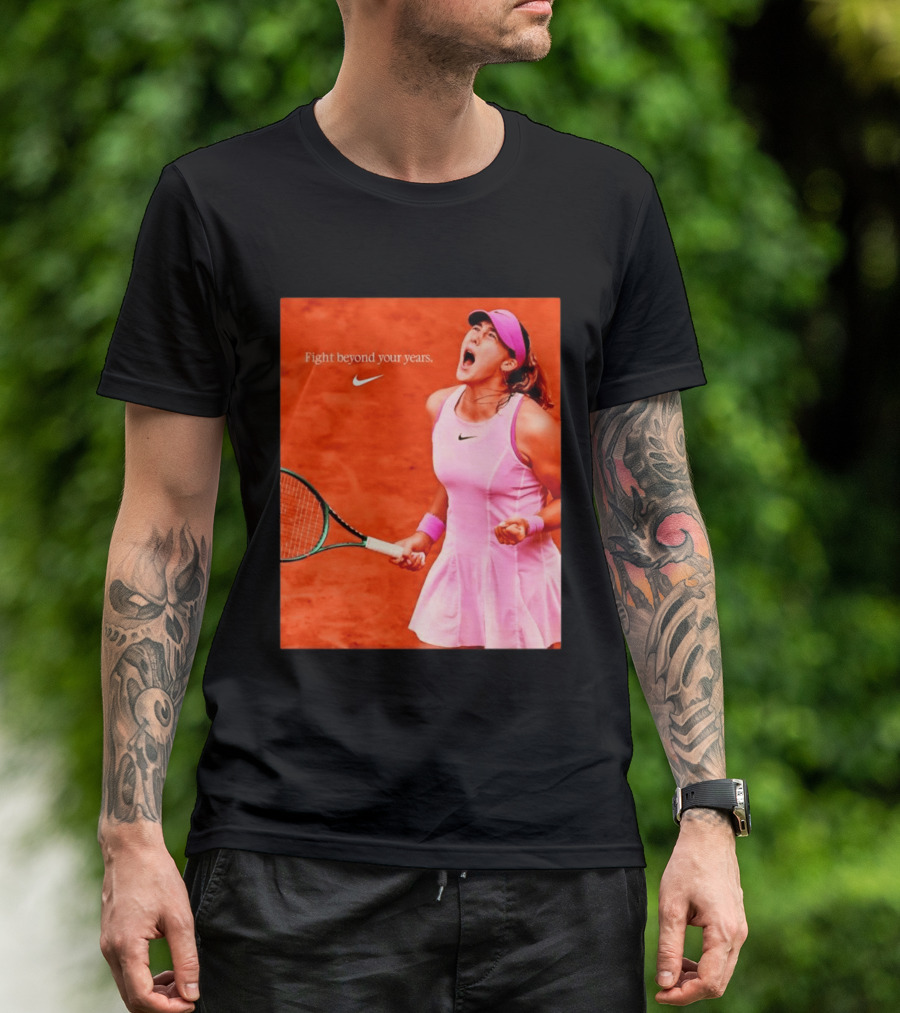 Mirra Andreeva Nike Fight Beyond Your Years Tennis Motivation T-Shirt