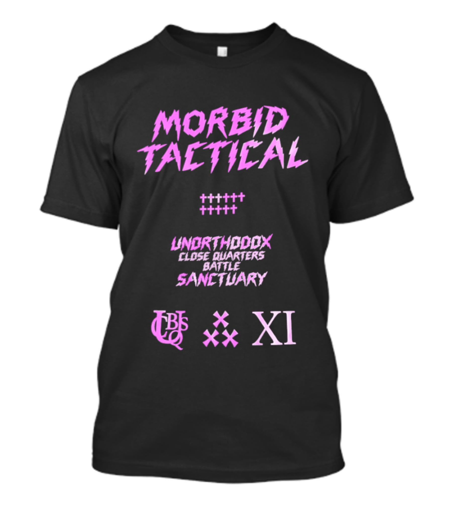 Morbid Tactical Unorthodox Close Quarters Battle Sanctuary UCBS XI T-Shirt