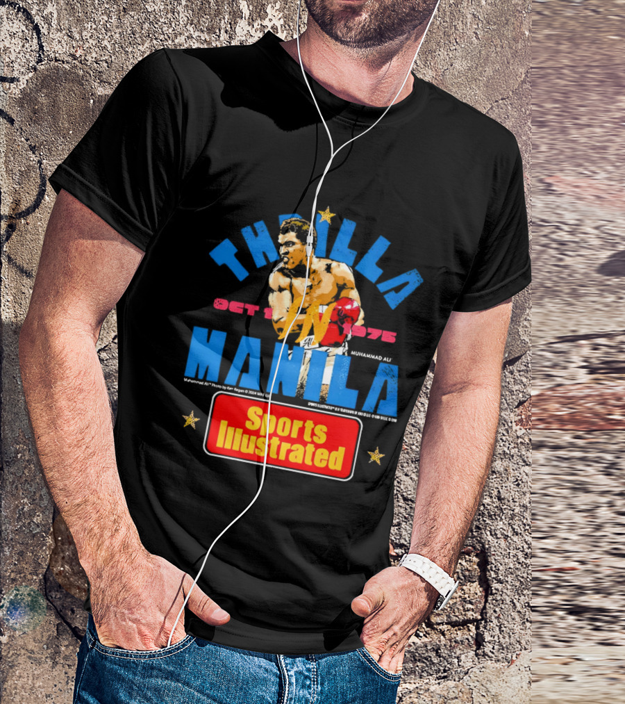 Thrilla In Manila Muhammad Ali Sports Illustrated October 1 1975 T-Shirt