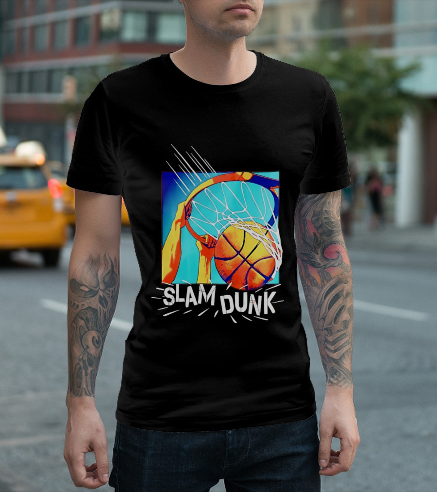 Slam Dunk Basketball Children's Place Hoop Action Kids T-Shirt