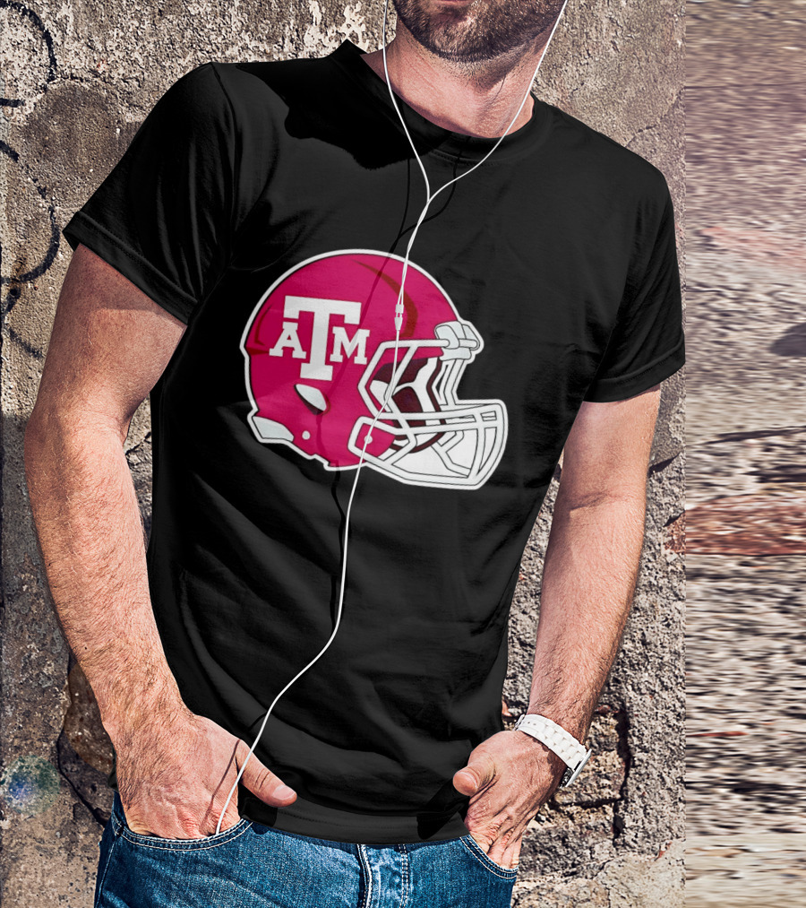 Texas A&M Aggies Football Helmet Fan Gear T-Shirt