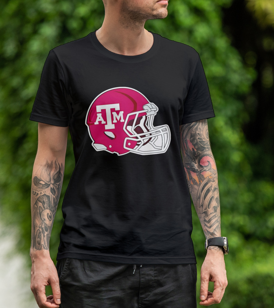 Texas A&M Aggies Football Helmet Fan Gear T-Shirt
