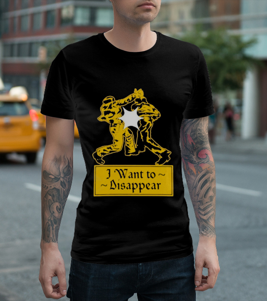 I Want To Disappear The Smiths Fighting Men Music Album T-Shirt