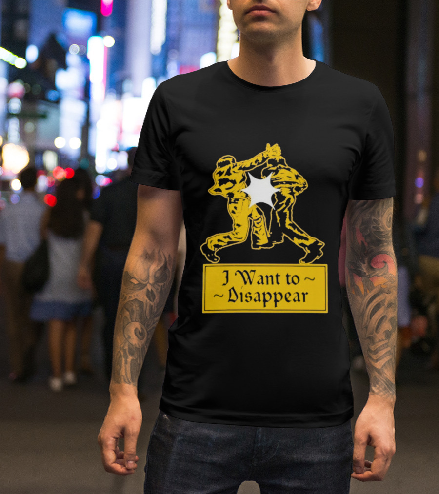 I Want To Disappear The Smiths Fighting Men Music Album T-Shirt