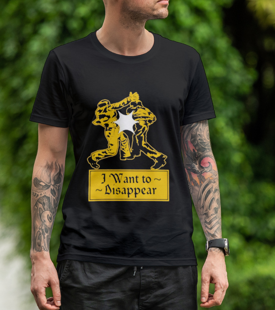 I Want To Disappear The Smiths Fighting Men Music Album T-Shirt
