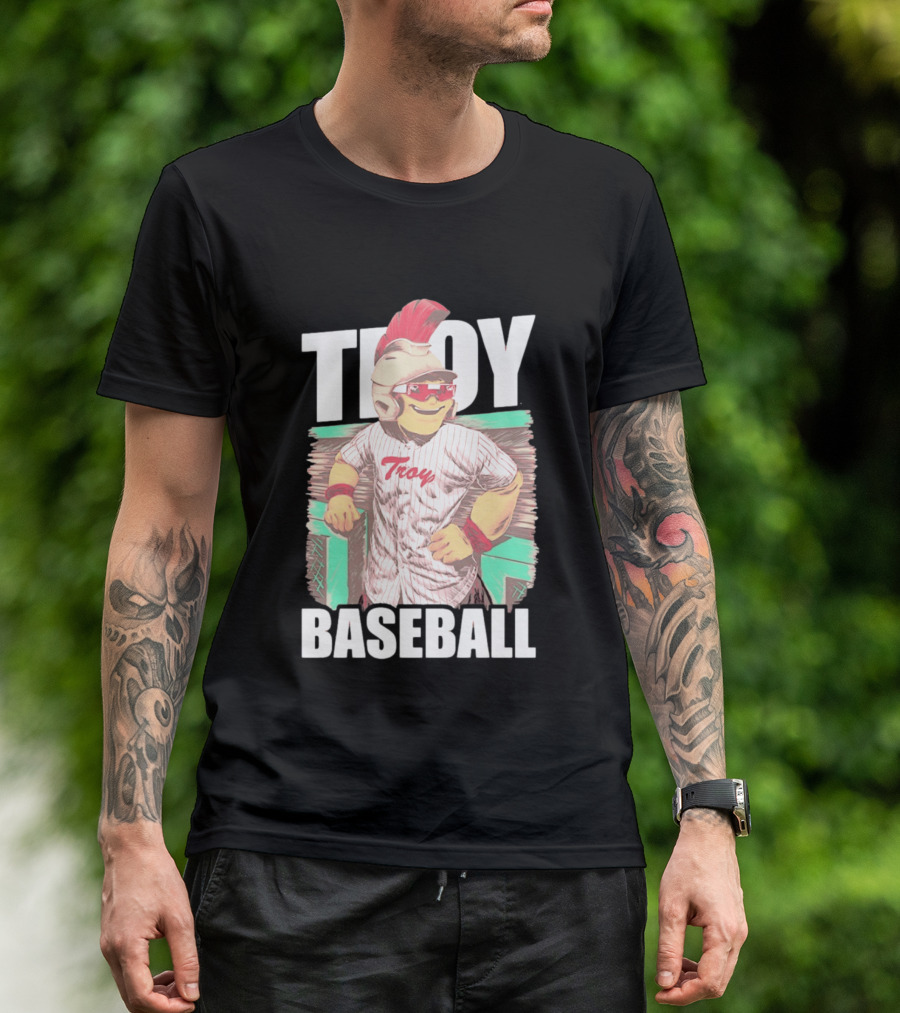 Troy University Trojans Baseball Team Collegiate Athletic Spirit T-Shirt