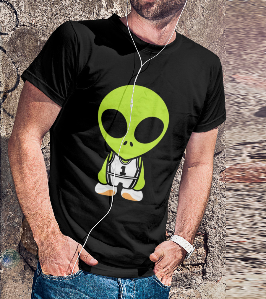Victor Wembanyama San Antonio Spurs NBA Alien Player Number 1 Basketball T-Shirt