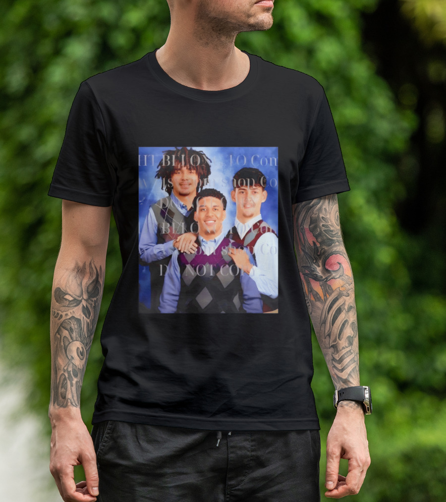 Yaxel Lendeborg Elliot Cadeau Aday Mara Step Brothers Basketball Photo T-Shirt