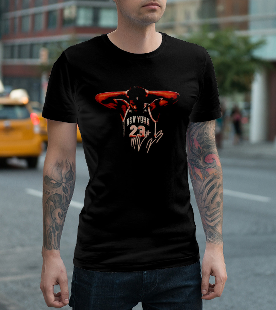 New York Knicks 23 Jersey Basketball Player T-Shirt