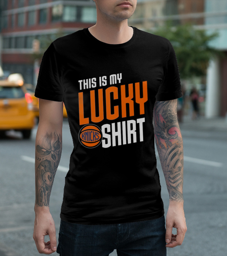 New York Knicks This Is My Lucky Knicks T-Shirt