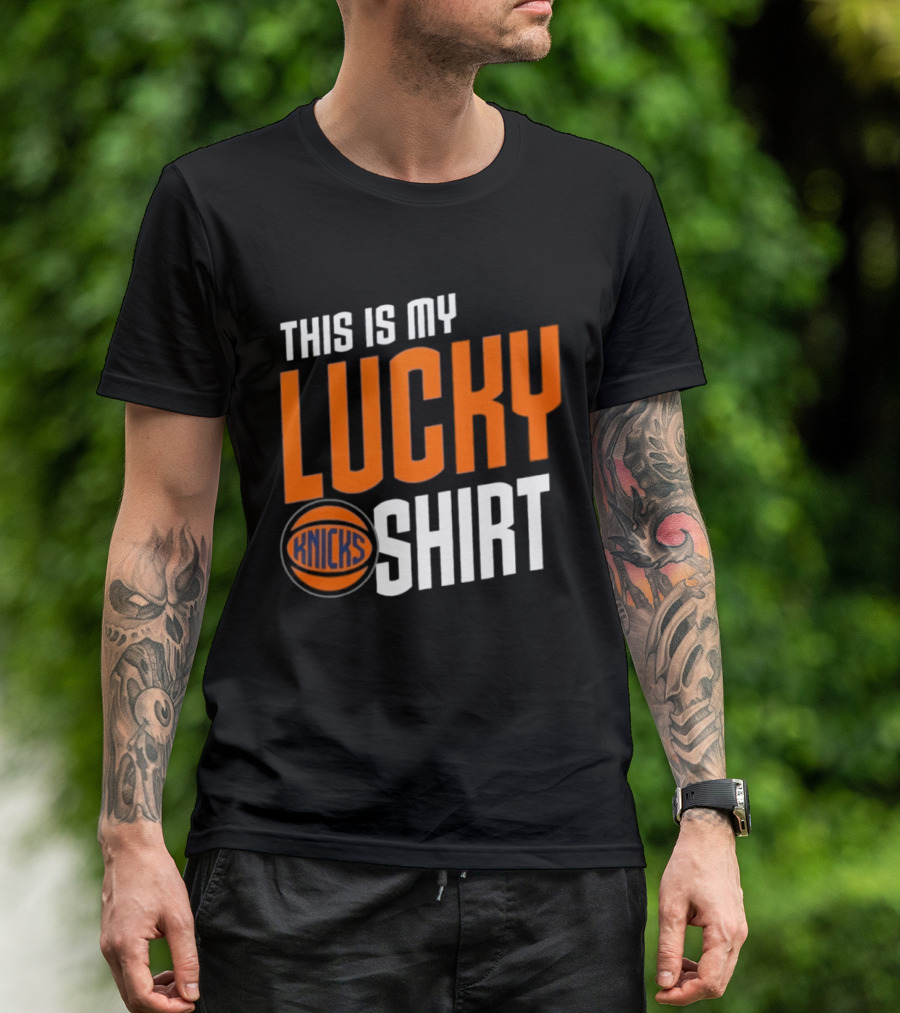 New York Knicks This Is My Lucky Knicks T-Shirt