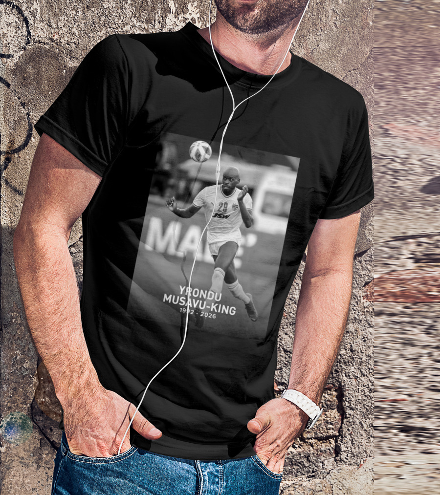 Yrondu Musavu King 29 JSW 1992 2026 Soccer Player T-Shirt
