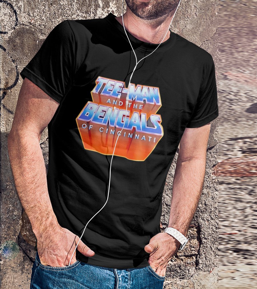 Tee Man And The Bengals Of Cincinnati T-Shirt