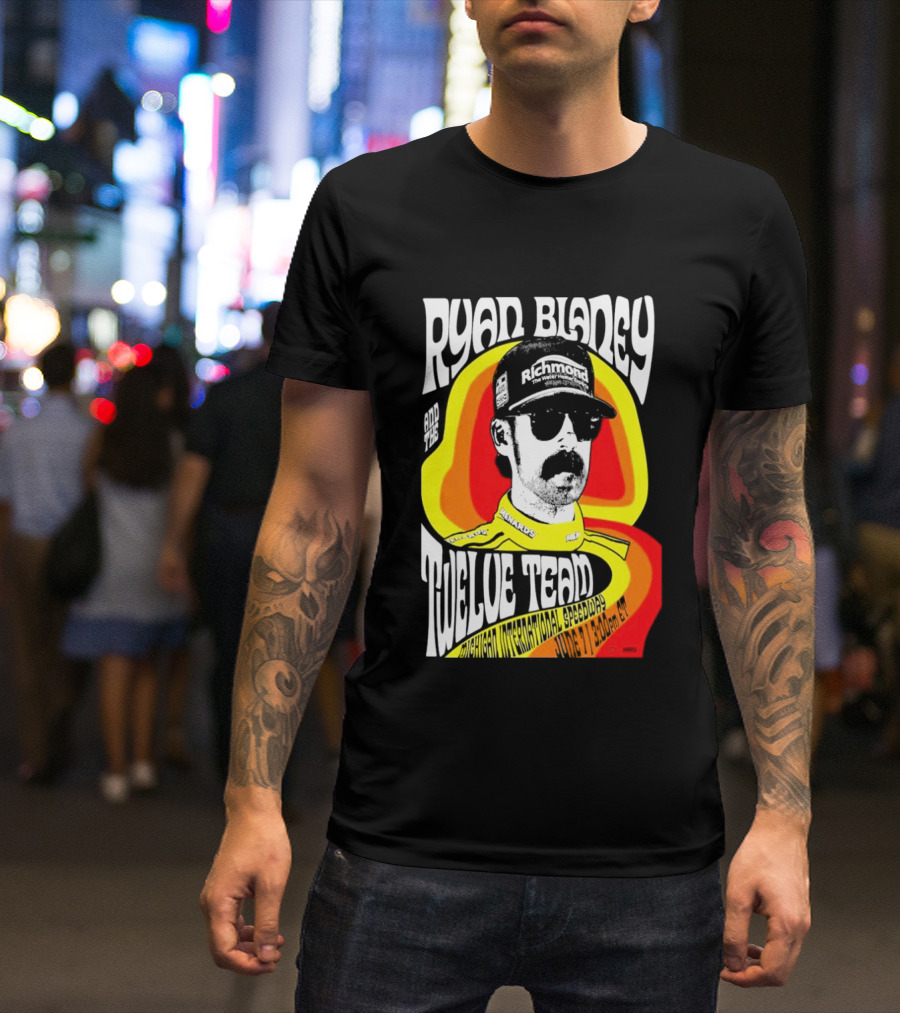 Ryan Blaney 12 Tribute Team Michigan International Speedway June 7 2026 T-Shirt