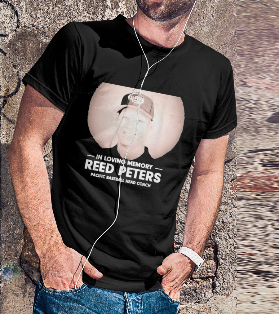 In Loving Memory Reed Peters Pacific Baseball Head Coach Panthers Cap T-Shirt
