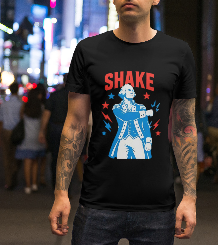 Shake And Bake George Washington America Drinking T-Shirt