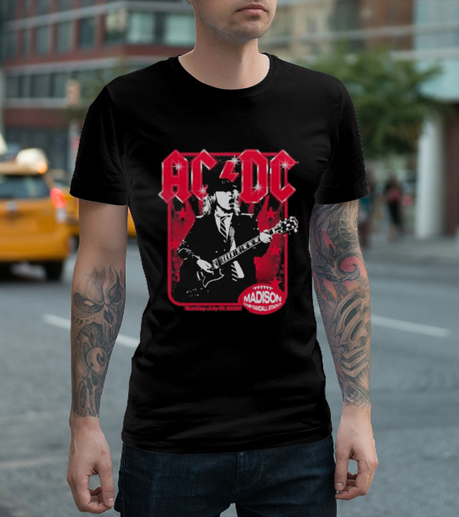 ACDC Madison Camp Randall Stadium Pwr Up Tour T-Shirt