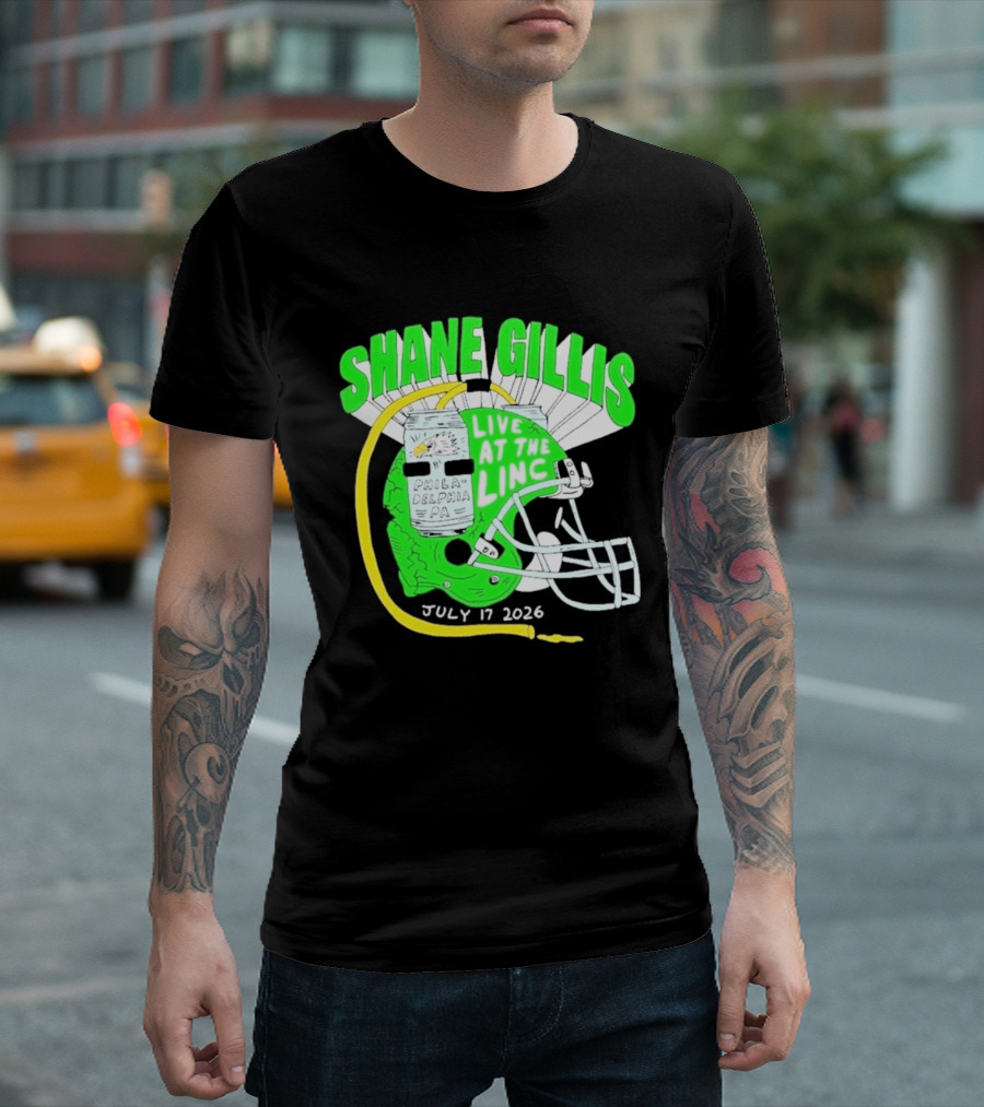 Shane Gillis Live At The Linc Philadelphia July 17 2026 Helmet T-Shirt