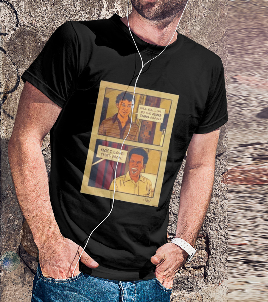 Interview With The Vampire Fang Thing Comic Panel Ha I Love That Man T-Shirt