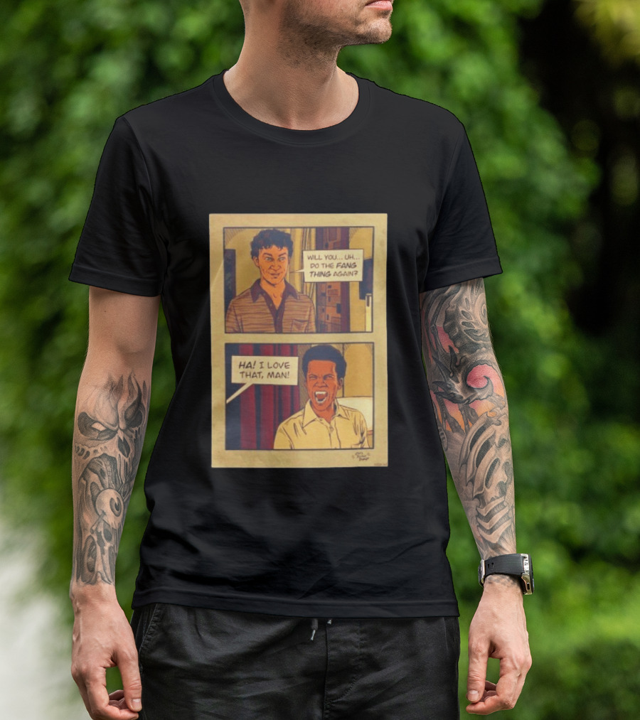 Interview With The Vampire Fang Thing Comic Panel Ha I Love That Man T-Shirt