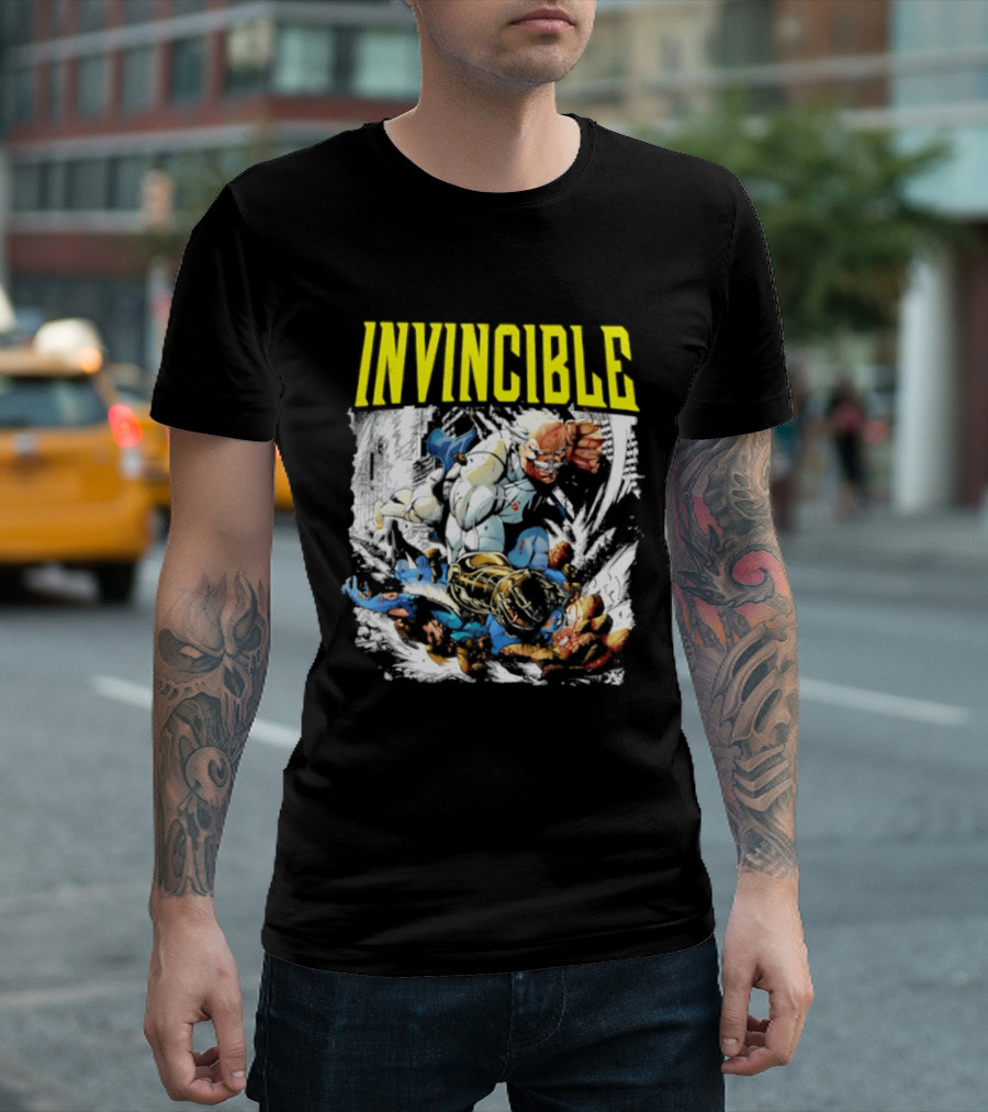 Invincible Thragg Vs Omni Man Epic Battle Comics T-Shirt