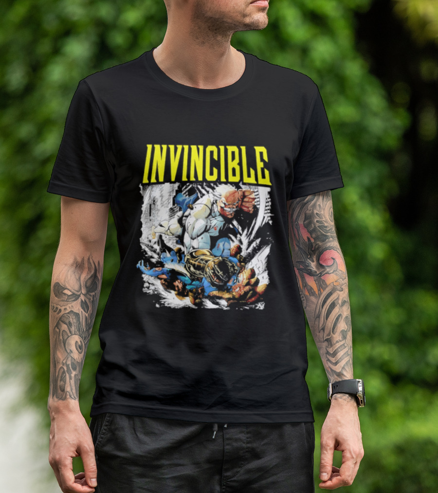 Invincible Thragg Vs Omni Man Epic Battle Comics T-Shirt