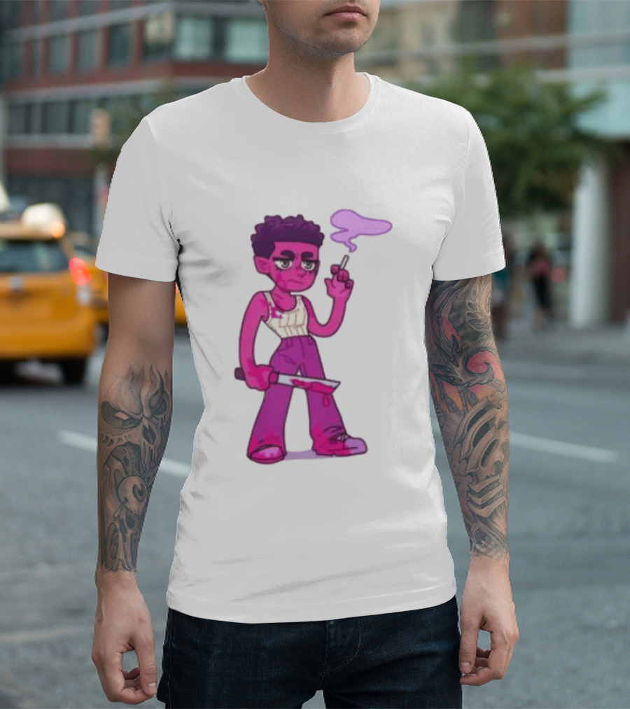 Amc Shop Interview With The Vampire Very Merry Mart Louis Smoking Knife T-Shirt