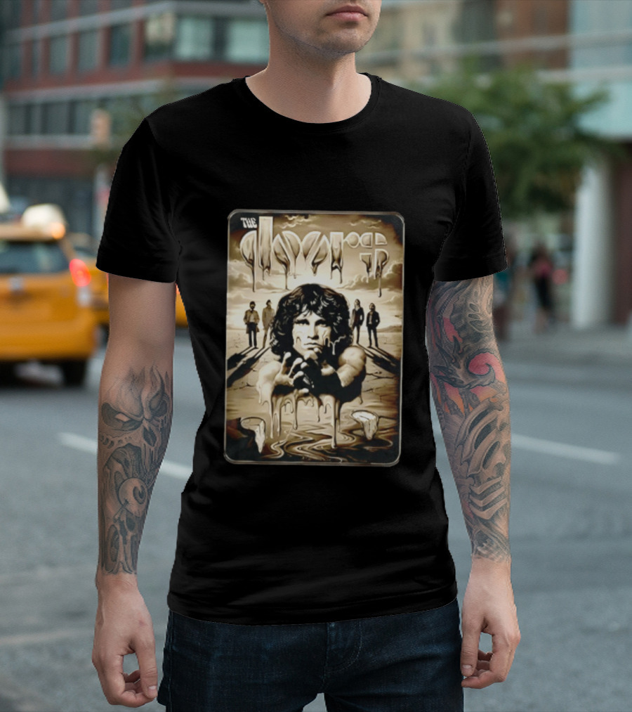 The Doors Break On Through Salvador Dali Style Jim Morrison T-Shirt