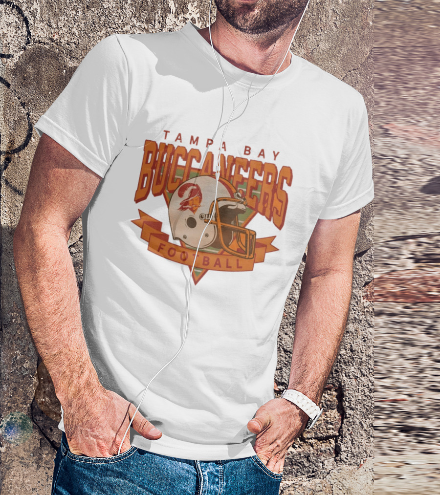 Tampa Bay Buccaneers Football Helmet T-Shirt