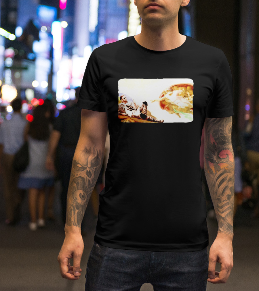 AEW Orange Cassidy The Creation Of Adam T-Shirt