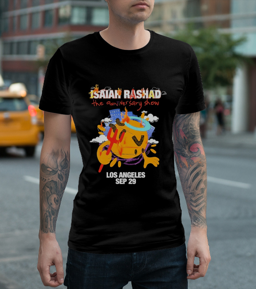 Isaiah Rashad The Anniversary Show Los Angeles Sep 29 T-Shirt