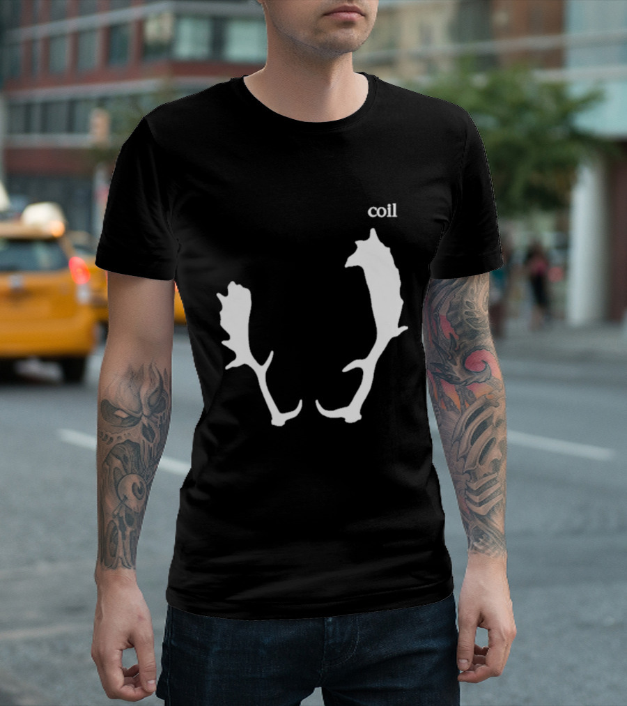 Coil Black Antlers T-Shirt