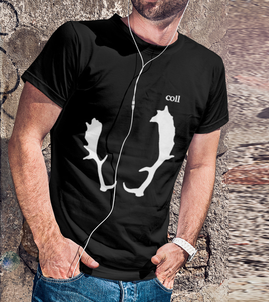 Coil Black Antlers T-Shirt