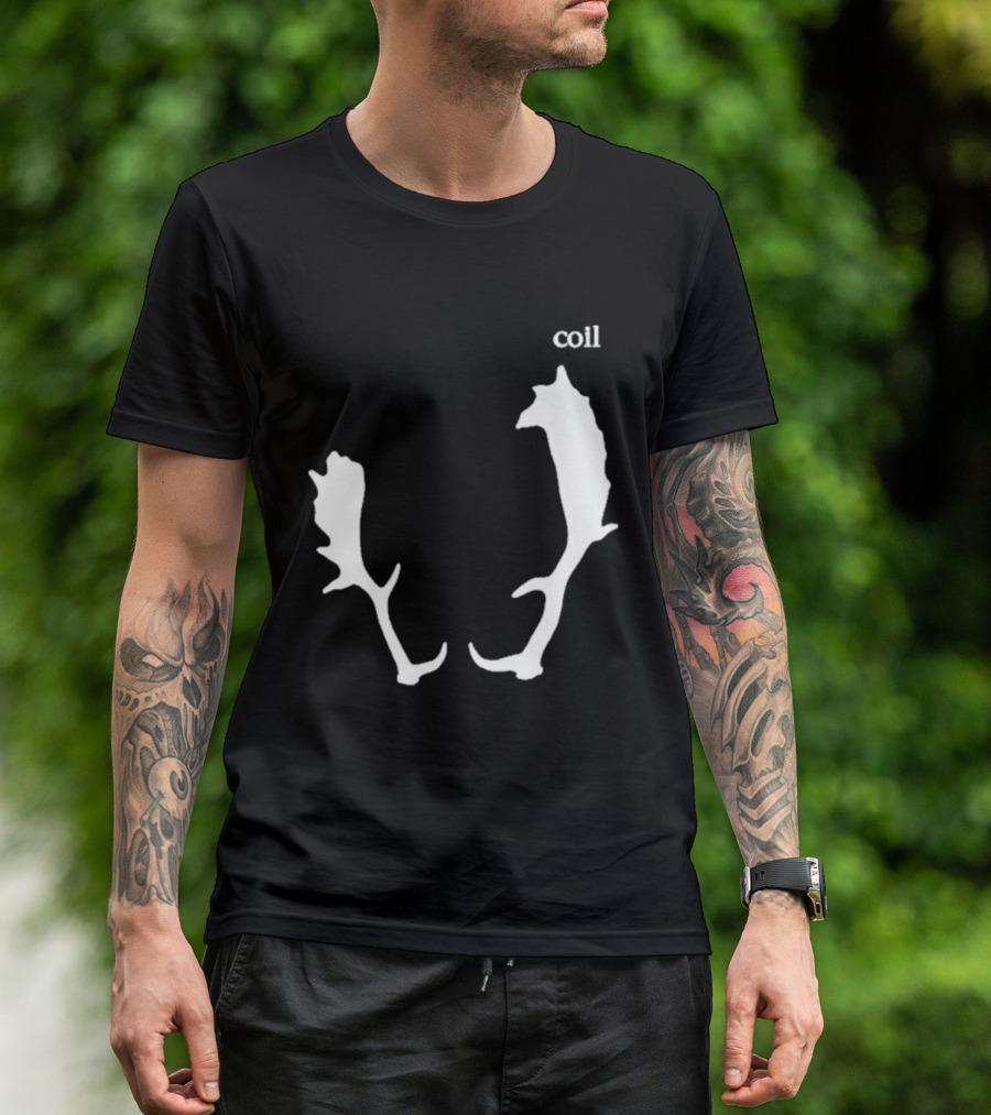 Coil Black Antlers T-Shirt