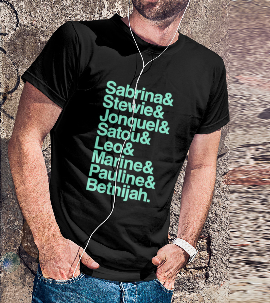 Sabrina Stewie Jonquel Satou Leo Marine Pauline Betnijah New York Liberty 2026 WNBA Players T-Shirt
