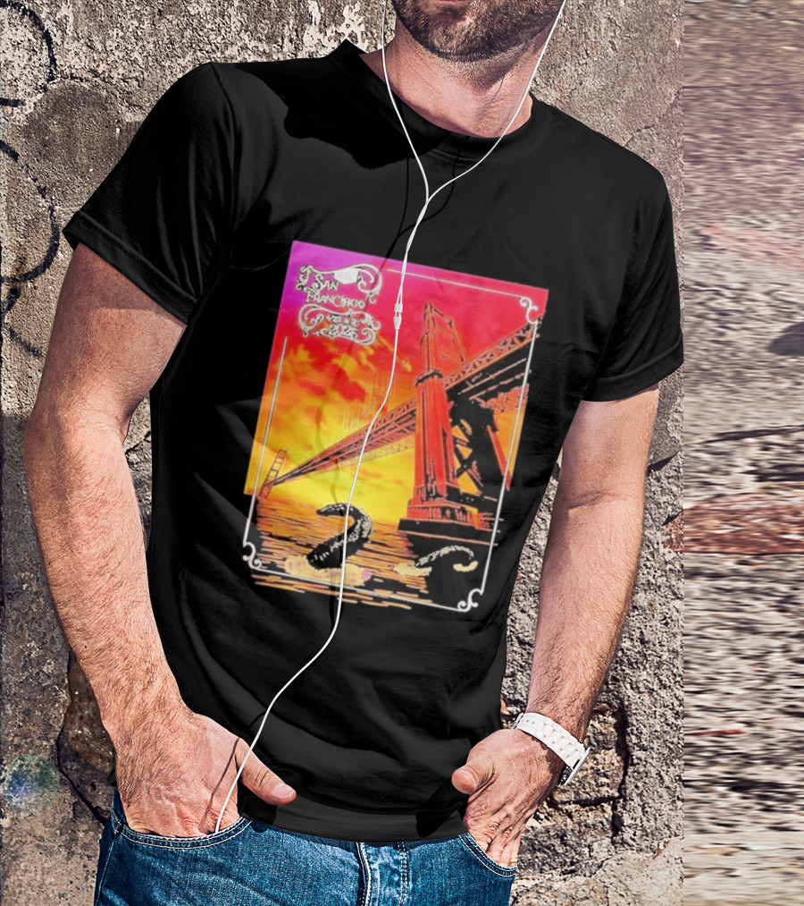 Phish The Spring Tour 2025 Bill Graham Civic Auditorium San Francisco April 22nd 23rdBridge T-Shirt