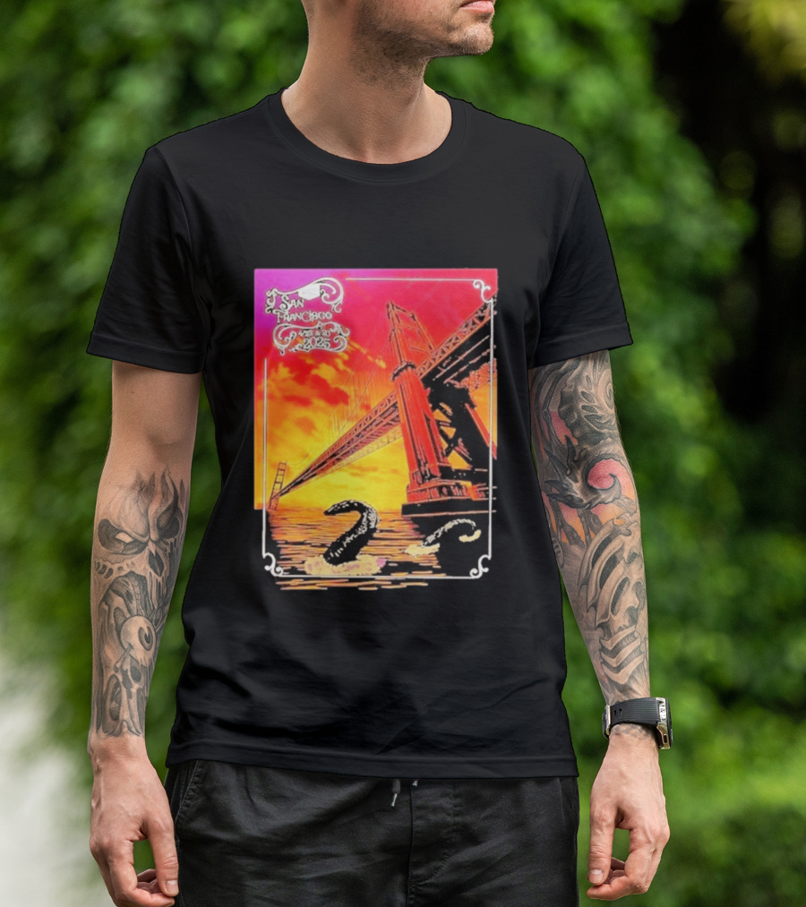 Phish The Spring Tour 2025 Bill Graham Civic Auditorium San Francisco April 22nd 23rdBridge T-Shirt