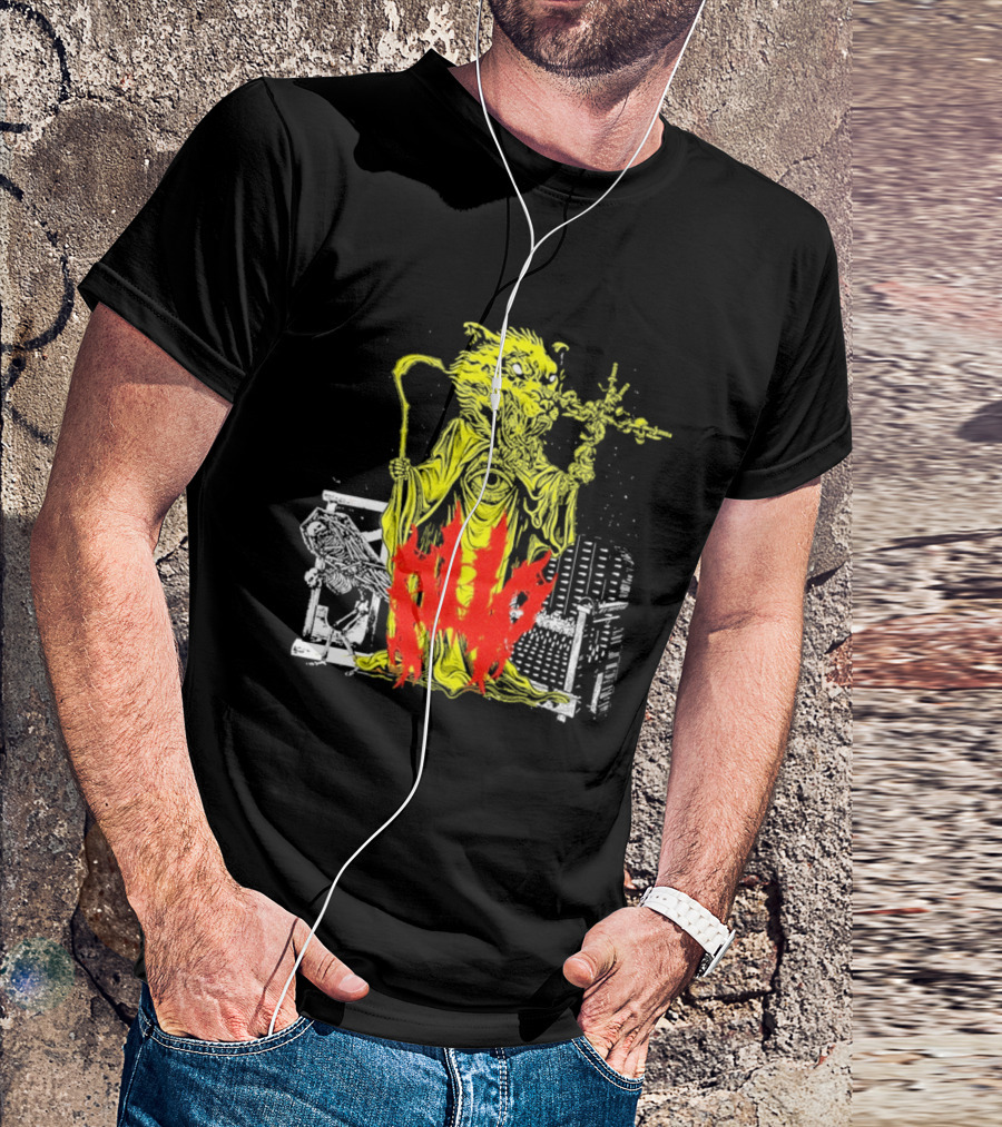 Pup Demon Prince Wizard Staff Fantasy T-Shirt