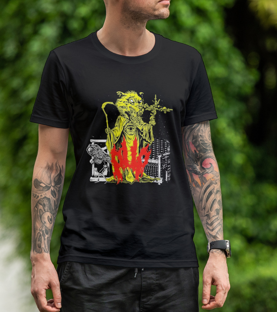 Pup Demon Prince Wizard Staff Fantasy T-Shirt