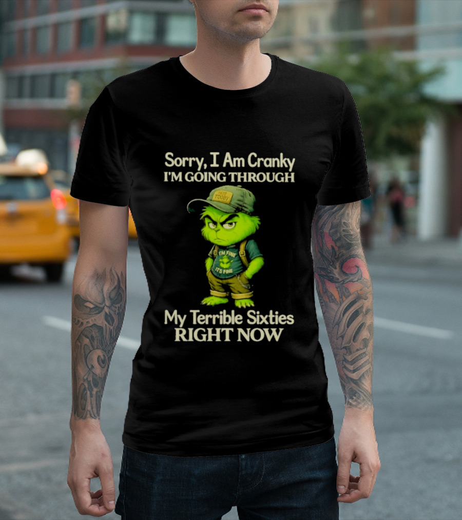 Sorry I Am Cranky I'm Going Through My Terrible Sixties Right Now T-Shirt