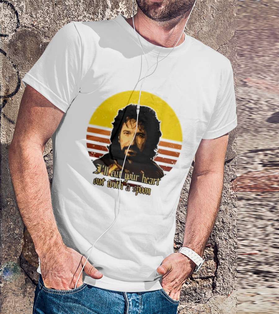 Alan Rickman I'll Cut Your Heart Out With A Spoon T-Shirt
