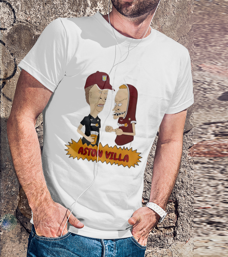 Aston Villa Beavis And Butt Head BK8 T-Shirt