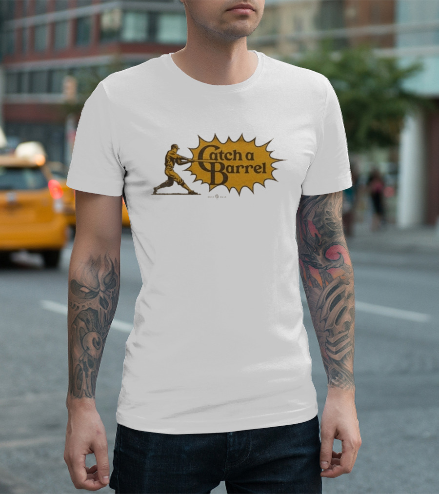 Jackson Merrill Catch A Barrel San Diego Padres Baseball T-Shirt