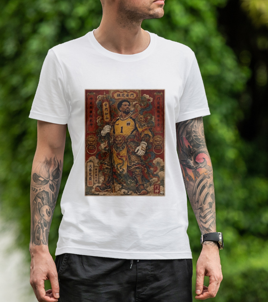 Cape Verde Goalkeeper Vozninha Door God Guardian T-Shirt