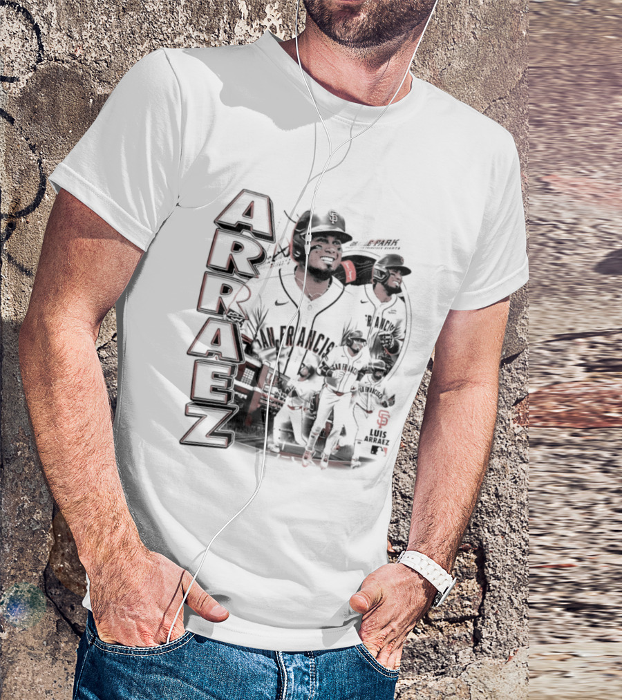 San Francisco Giants Luis Arraez MLB 2026 Collage T-Shirt