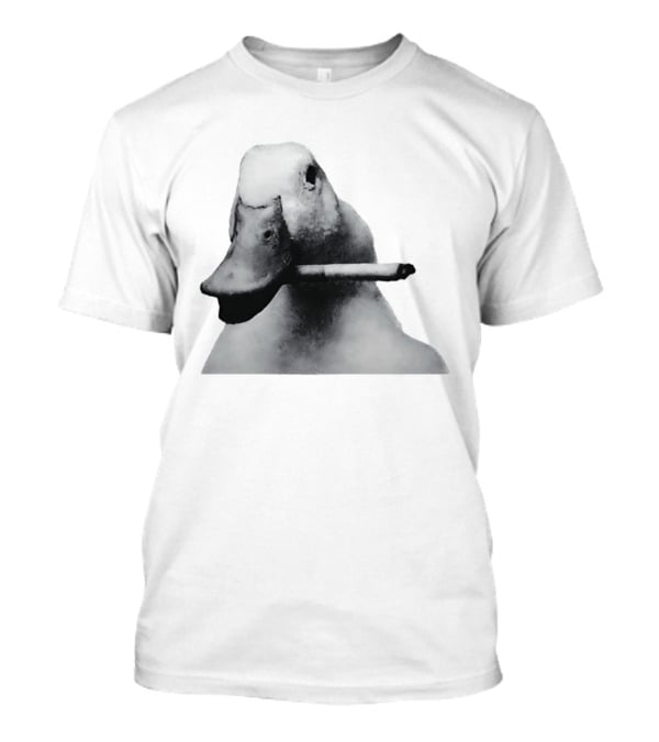 Duck With Cigarette Meme Smoking Duck Meme T-Shirt